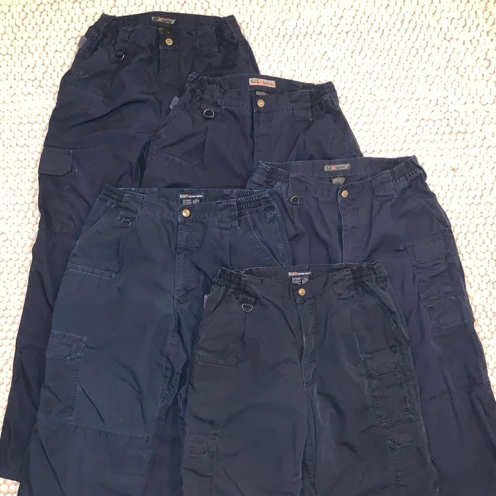 5 Pair of 5.11 Taclite Pro Pants